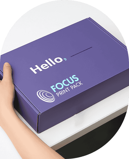 Focus print & pack custom image
